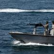 Iranian soldiers take part in "National Persian Gulf day" in the Strait of Hormuz on April 30, 2019