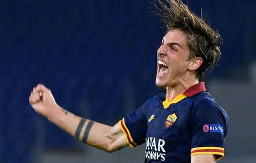 Nicolo Zaniolo (pictured September 2019), a highly rated young talent, has been brought back for the Euro 2020 qualifiers