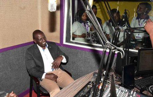 DP Ruto during the launch Great Gospel Visioners (GGV FM 97.1) in Meru on Sunday, 06 Oct 2019