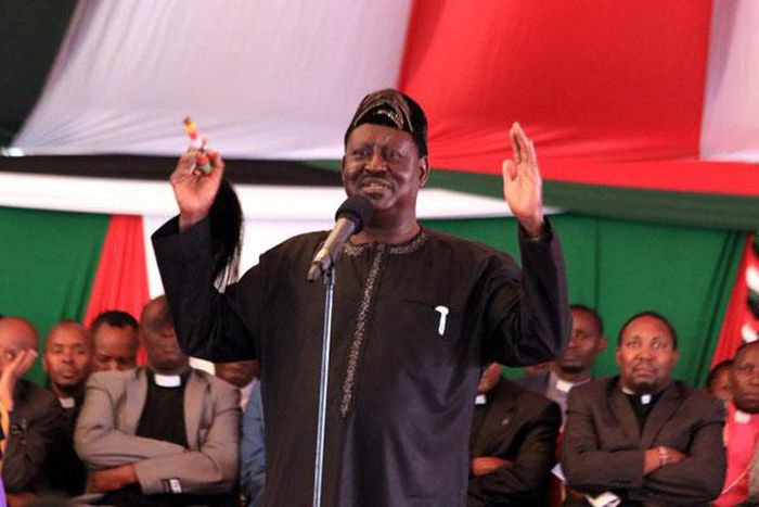 File image of Raila Odinga