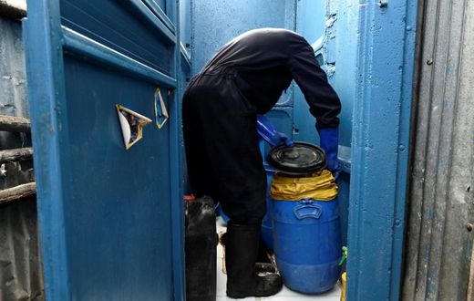 An expanding fleet of eco-friendly lavatories in the Nairobi slum of Mukuru is helping cut down on people throwing their waste out of the window in a bag