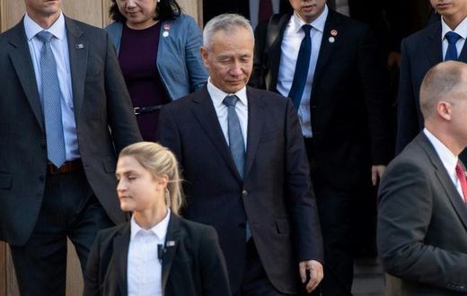 Chinese Vice Premier Liu He is leading his country's delegation to trade talks with US Treasury Secretary Steven Mnuchin and Trade Representative Robert Lighthizer