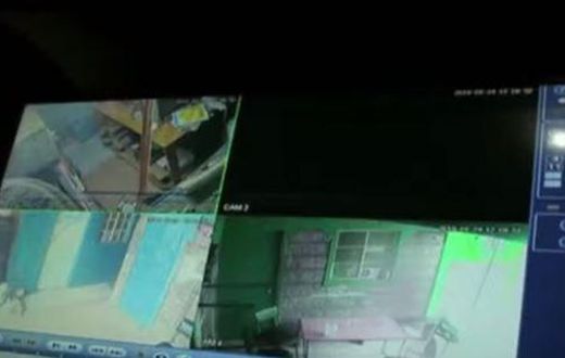 Police officers caught on CCTV engaging in robbery on the night of census