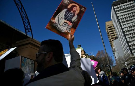 Pro-life and pro-choice activists staged several protests before the bill on abortion was passed