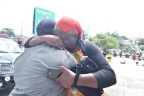 Family of Mariam Kighenda and daughter Amanda. Bodies of the two recovered from Likoni car wreckage, 13 days later