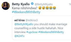 Betty's response