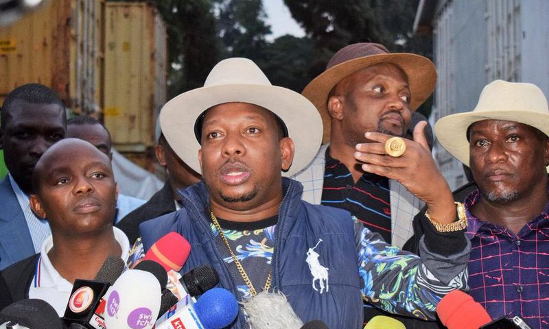You abandoned your wife to marry Jaguar’s girlfriend – Governor Mike Sonko leads anti Alfred Mutua campaign in Machakos