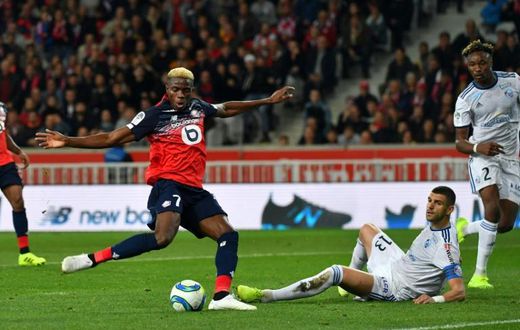 Osimhen scored his sixth league goal of the season