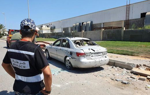 Mitiga airport has been hit multiple times by rockets and air strikes
