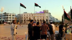 Libyans break their fast during the Muslim holy month of Ramadan in the capital Tripoli