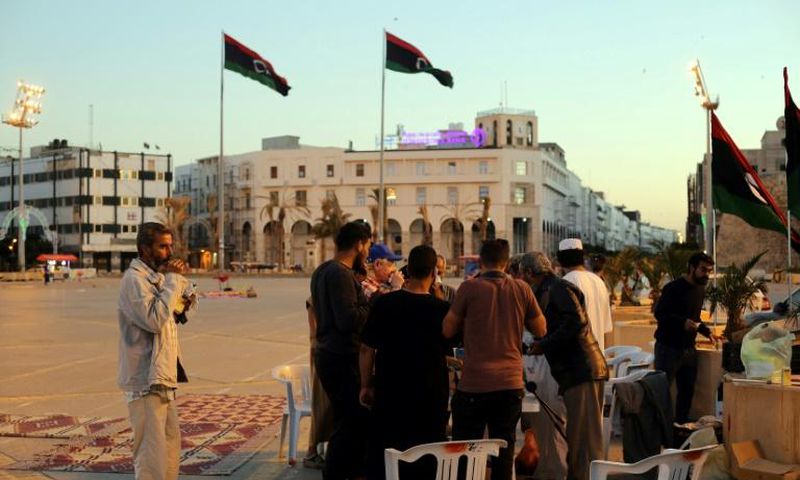 Libyans break their fast during the Muslim holy month of Ramadan in the capital Tripoli