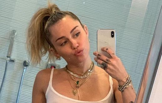 Miley Cyrus Shares Nipple-Baring Selfies