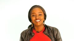 A light moment during the interview at Pulse Live offices