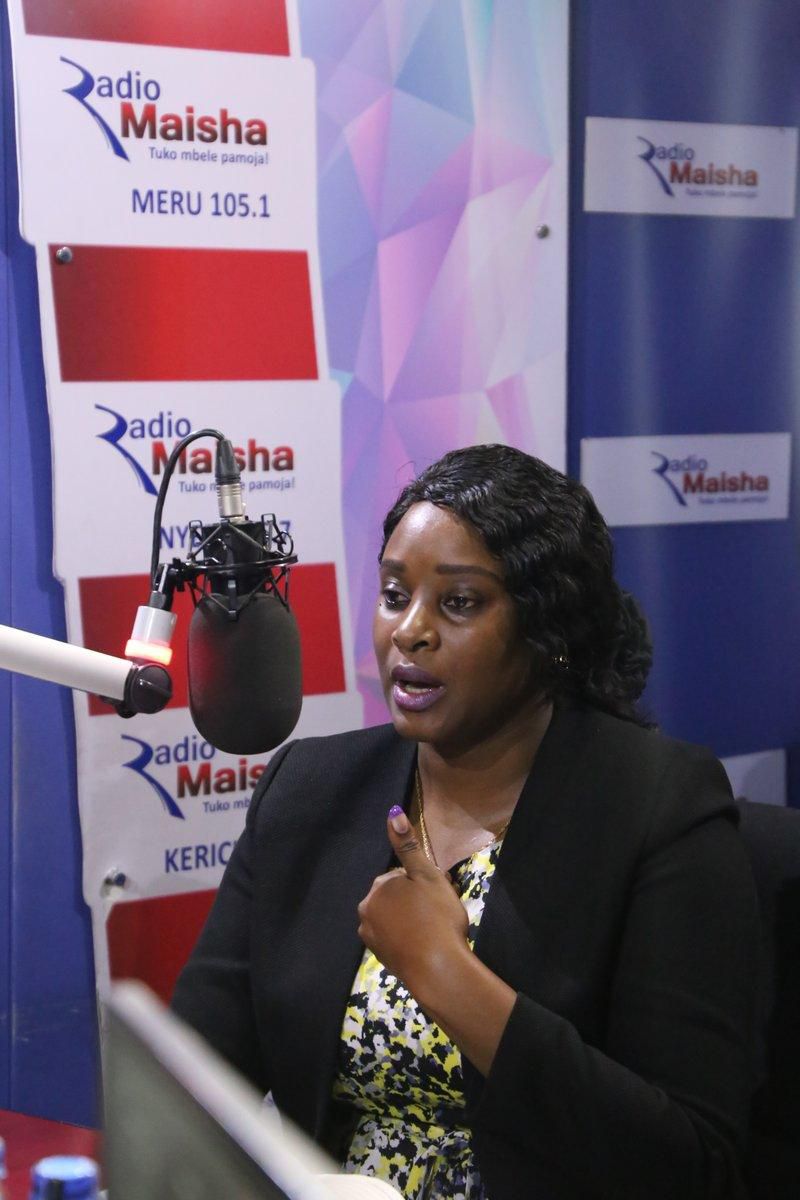 State House Spokesperson Kanze Dena during her interview at Radio Maisha (Twitter)