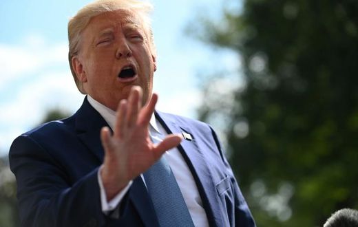 US President Donald Trump says the impeachment probe is a plot against him