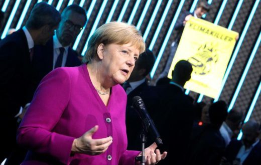 With her car-loving nation poised to miss 2020 carbon reduction targets, Merkel says Germany must act - while so far resisting a broad carbon tax