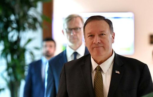 US Secretary of State Mike Pompeo holds talks in the United Arab Emirates