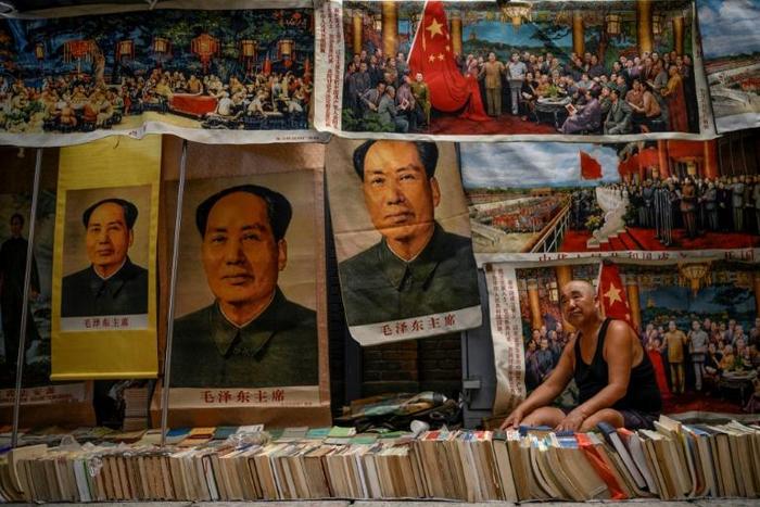 Beijing's Panjiayuan antique market is fit to bursting with Mao memorabilia