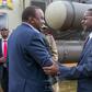 Uhuru arrives at John DeMathew's funeral