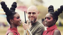 Former Sauti Sol Manager  Marek with modelsTusker OktobaFest brings Nairobi to a standstill with all Kenyan Acts (Photos)