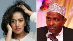 Majority Leader Aden Duale caught off-guard checking out Nairobi Woman Representative Esther Passaris as she walked into Parliament chambers