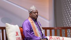 Governor Mike Sonko during a JKL interview