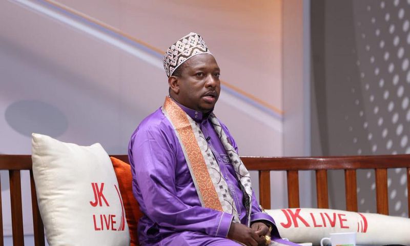 Governor Mike Sonko during a JKL interview
