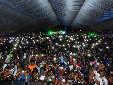 Revelers at Koroga Festival