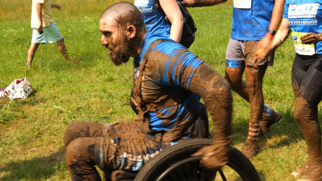 Ross taking on the 5k race.