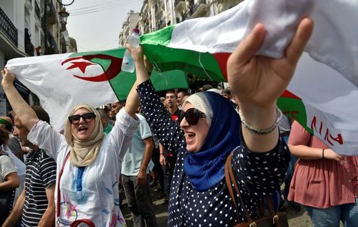 Algerian demonstrators have been staging mass rallies since February
