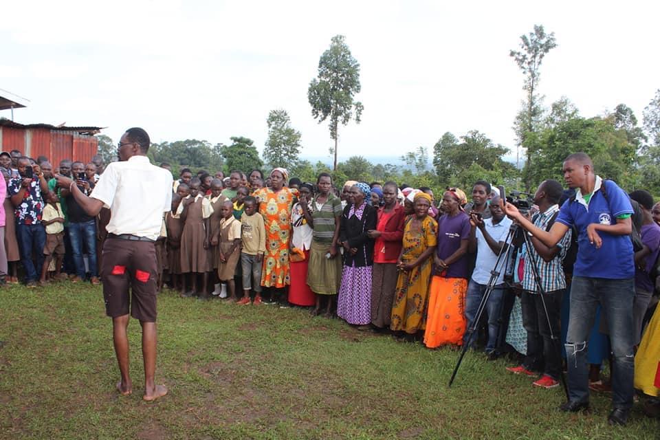 Kimilili MP Didmus Barasa officially opens six classrooms at Daraja Mungu primary school on 14 June 2019