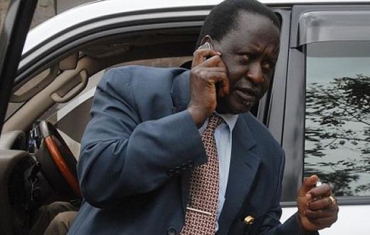 A file photo of Raila Odinga. His attempts to secure Miguna release from JKIA proved futile despite a call to President Uhuru Kenyatta