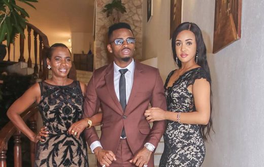 Mama Dangote, Tanasha Donna and Diamond Platnumz