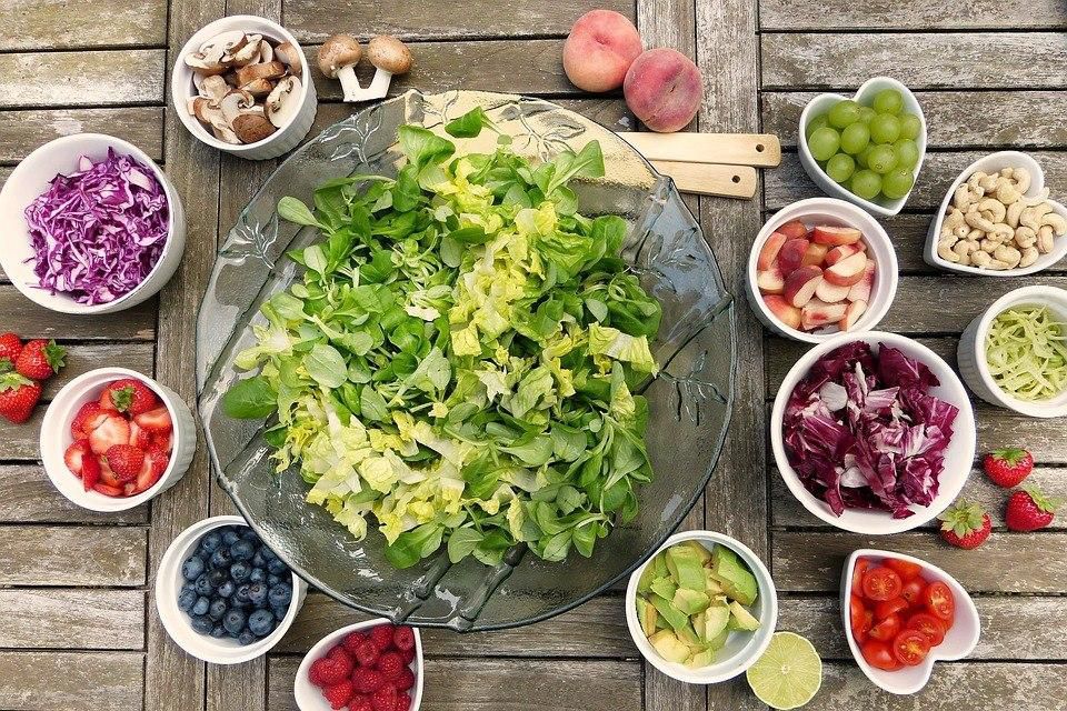 Fruits and vegetables