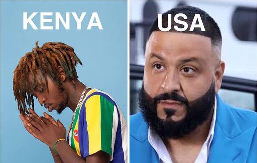 Beat King Magix Enga shares private chat with DJ Khaled (Screenshot)