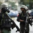 Riot police blocked roads in the capital Abuja to stop Shiite Muslim protesters
