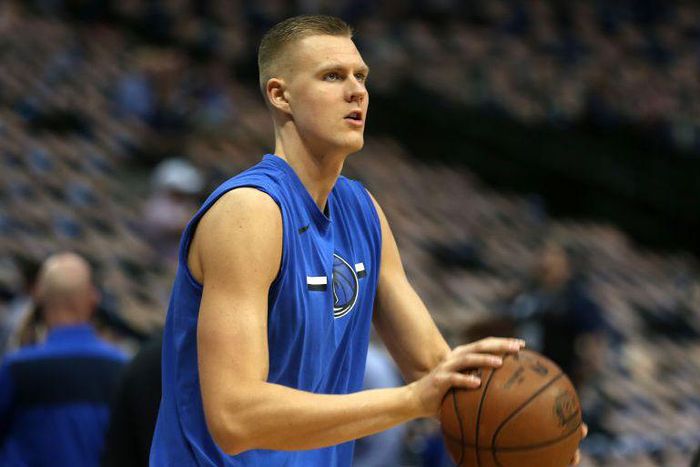 Kristaps Porzingis Shows Off Jacked Arms on Insta