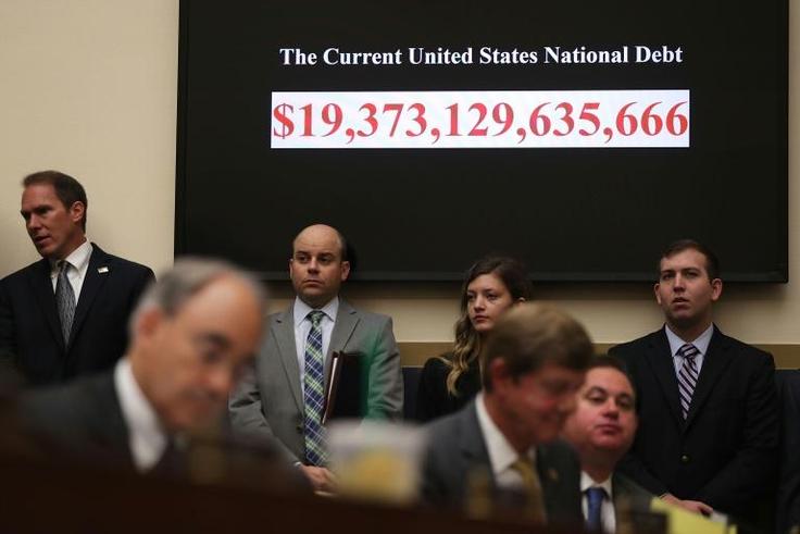 US Democrats have nearly reached a deal with the Trump administration to raise the debt ceiling, allowing the government to avoid a disastrous default, sources close to the negotiations have said; a glance at the clock that shows the figure of current ...