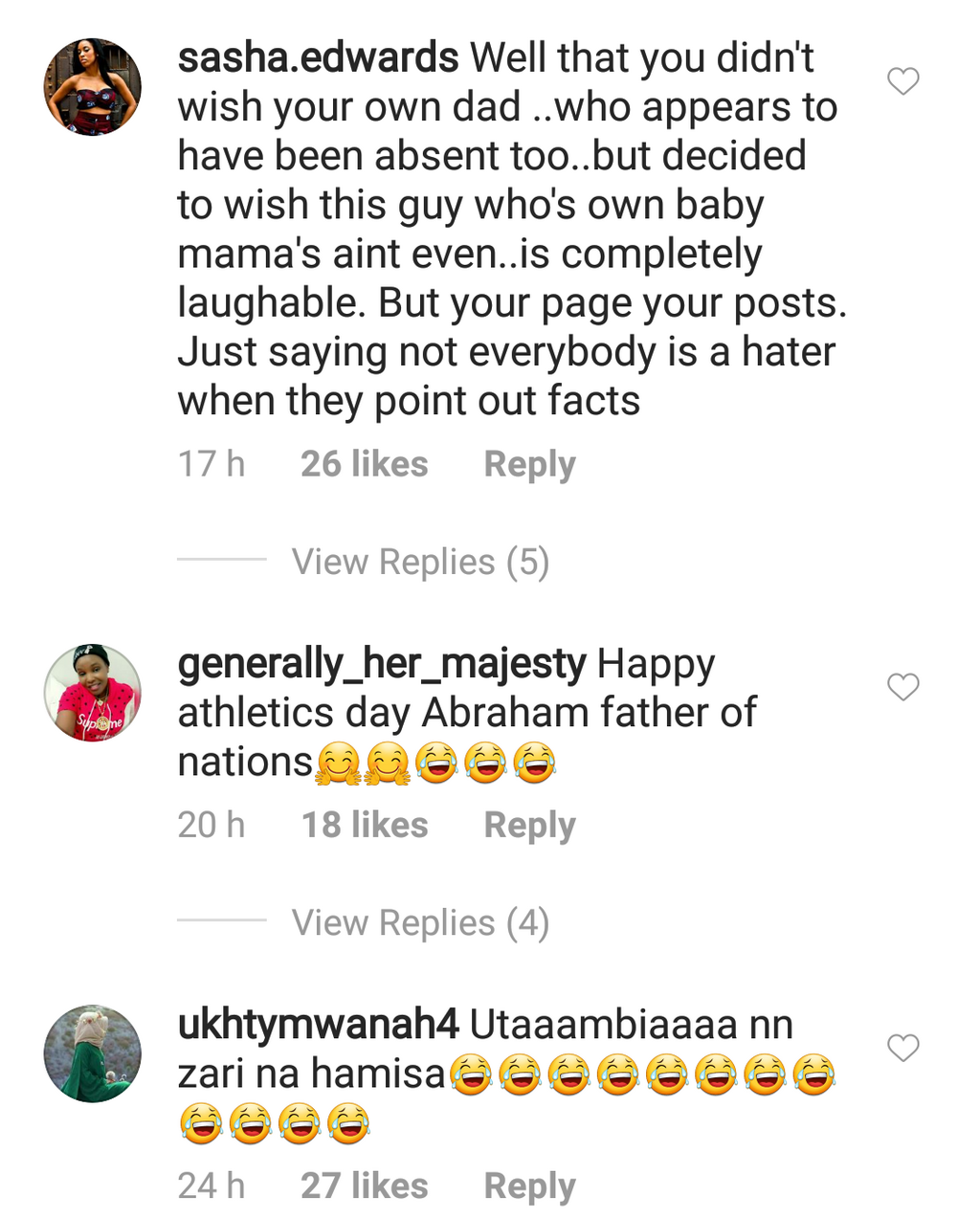 Fans react to Tanasha’s Father’s Day message to Diamond