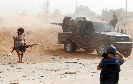 Journalists in Libya are increasingly exposed to risks, caught in the crossfire between battle fronts and partisan employers
