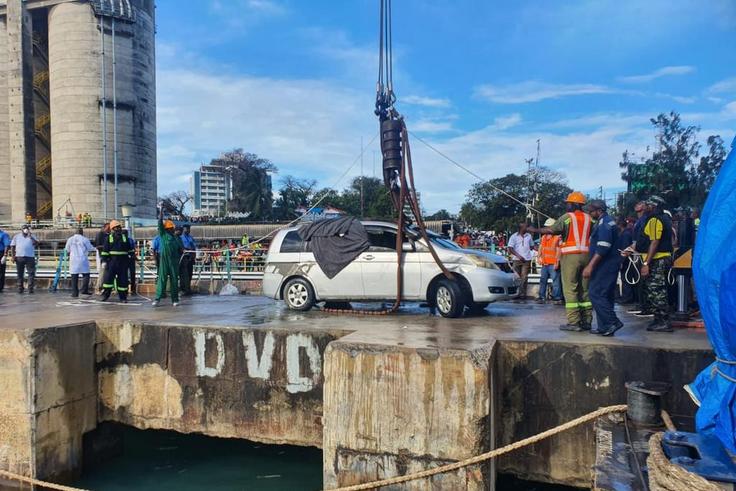 Bodies of Mariam Kighenda and daughter Amanda Mutheu retrieved from their car that plunged from Likoni ferry, 13 days later
