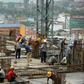 Tens of thousands of Cambodian day-labourers work on the mushrooming construction sites in Sihanoukville