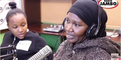 Wendy Waeni and her mother Magdalene Syombua Mbele. Joe Mwangi given 5 days in jail after Wendy's mother filed complaint on threats