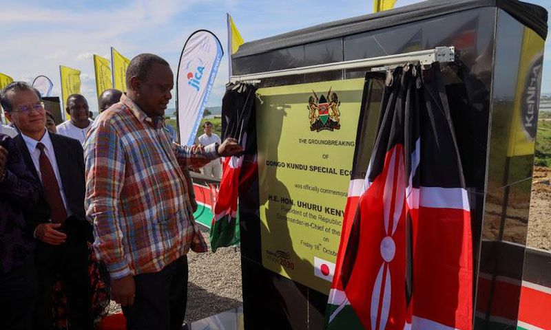Uhuru visits coast, launches mega project after DP Ruto’s team lost to ODM