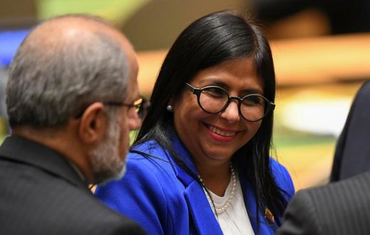 Venezuela's Vice President Delcy Rodriguez at the UN General Assembly
