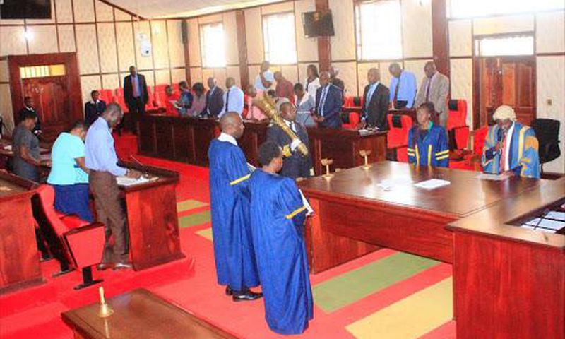 County Assembly in session