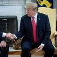 US President Donald Trump (left) and Israeli Prime Minister Benjamin Netanyahu, pictured at the White House on March 25, 2019, discussed 'shared national security interests'