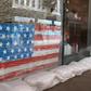 Sandbags protect a barber's shop in New Orleans as the Gulf Coast braces for the arrival of Tropical Storm Barry, expected to strengthen to a hurricane in the coming hours
