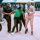 Harmonize speaks after fan dramatically disrupted his performance for Magufuli