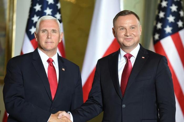 "Should we have a business as usual approach towards Russia? ... I believe that we cannot under the current circumstances," President Andrzej Duda told reporters at a joint press conference with visiting US Vice President Mike Pence